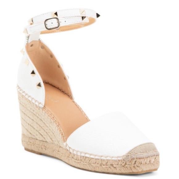 Maypol | Shoes | Maypol Made In Spain Leather Closed Toe Wedge ...